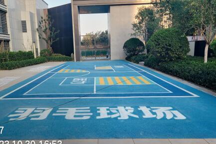 飞扬市政西安小区道路划线——龙鼎天野项目案例